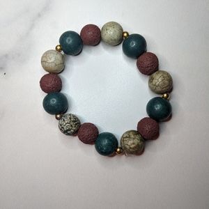 Handcrafted gemstone bracelet